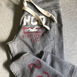 Hollister Mens Gray Joggers